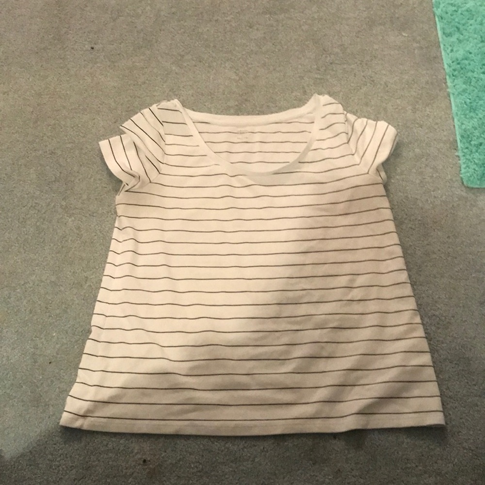 White striped shirt